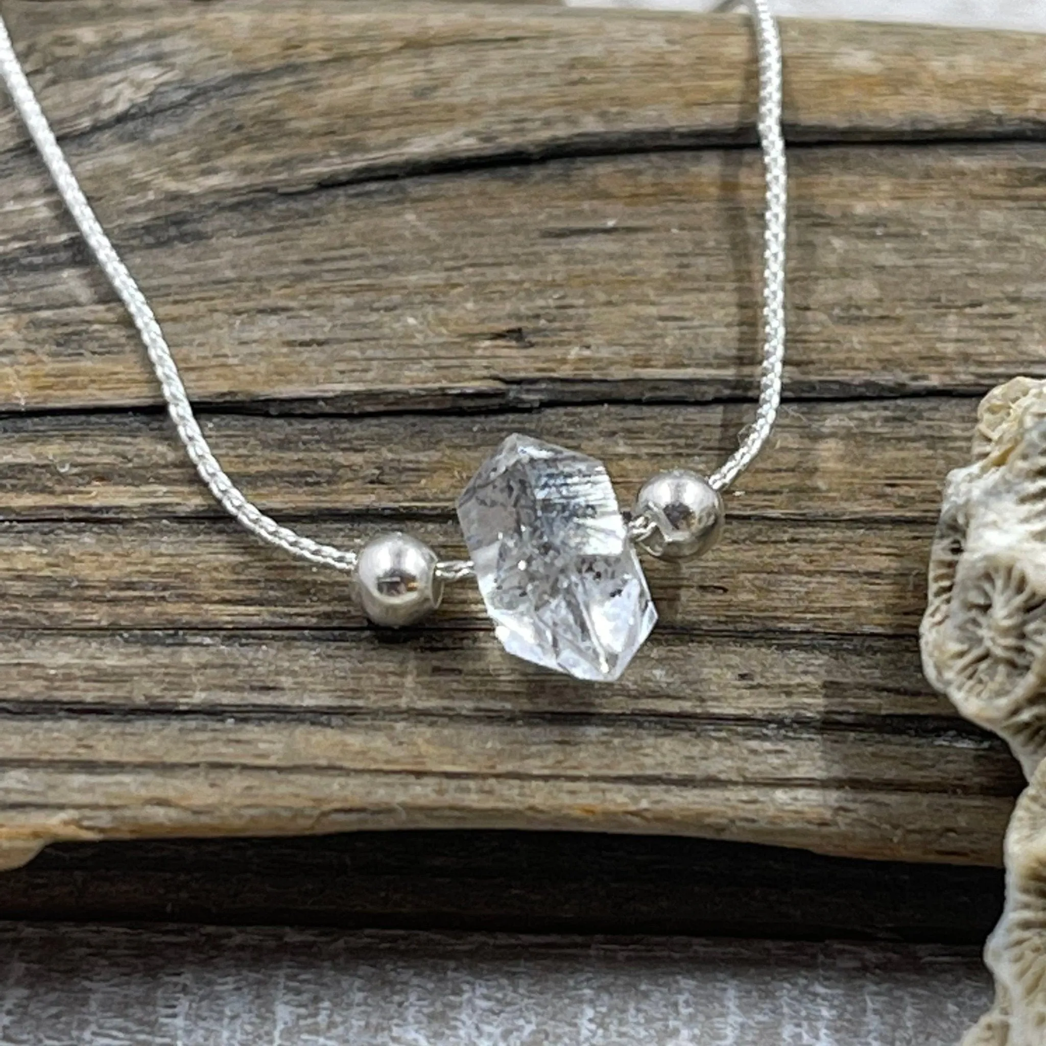 Petite Herkimer Diamond Necklace