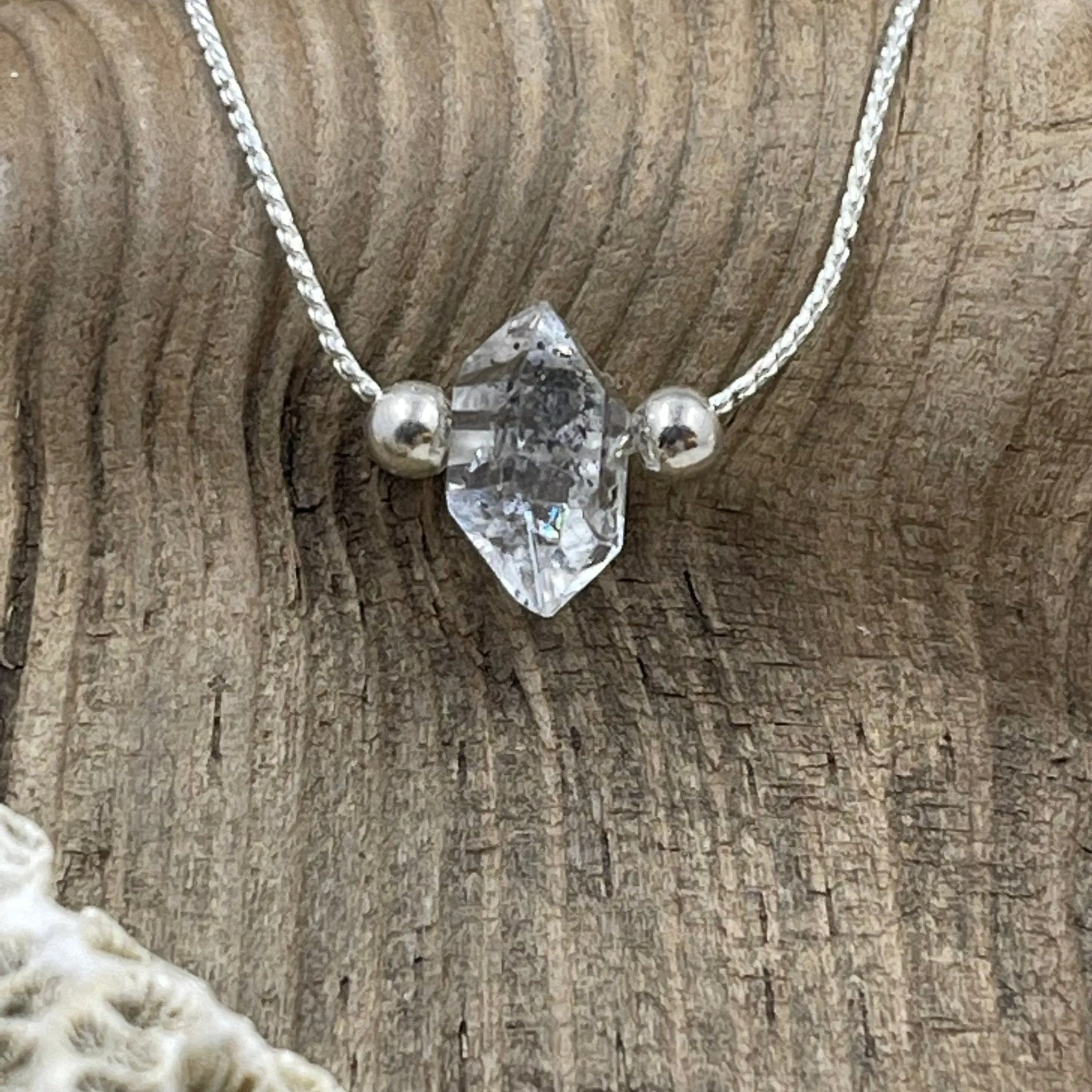 Petite Herkimer Diamond Necklace