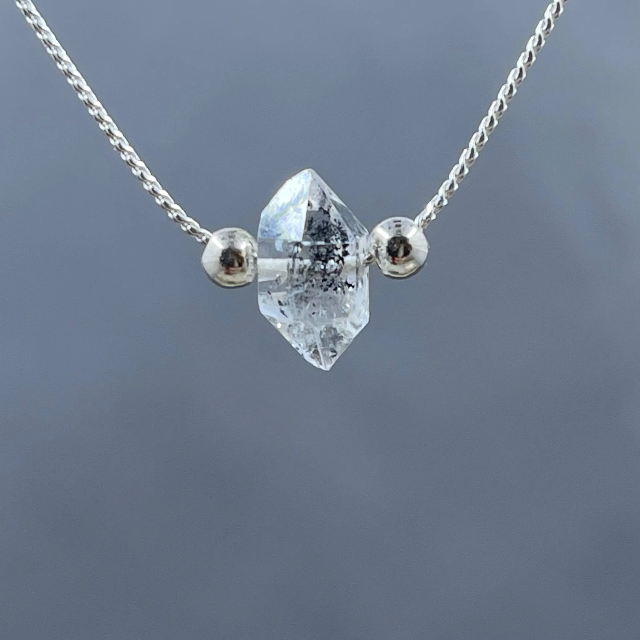 Petite Herkimer Diamond Necklace