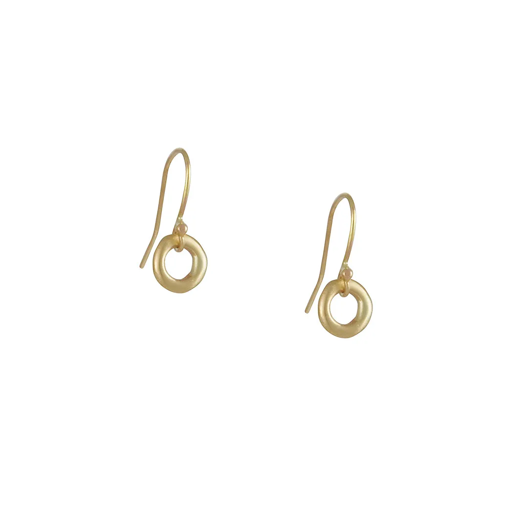Philippa Roberts - Small Circle Drop Earrings