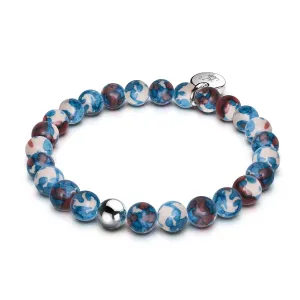 Picasso Porcelain Bracelet | Chocolate Sapphire