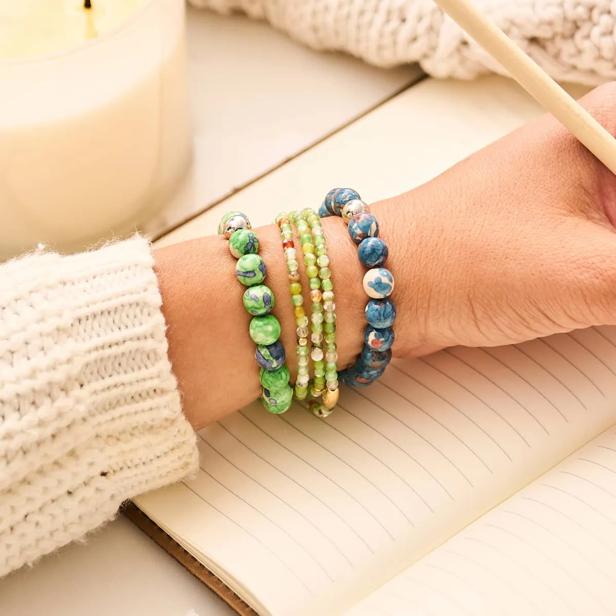 Picasso Porcelain Bracelet | Evergreen