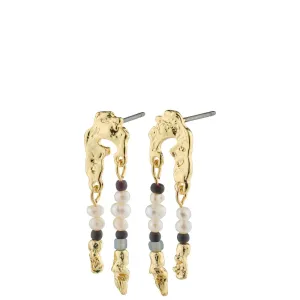 Pilgrim Niya Gold Drop Earrings