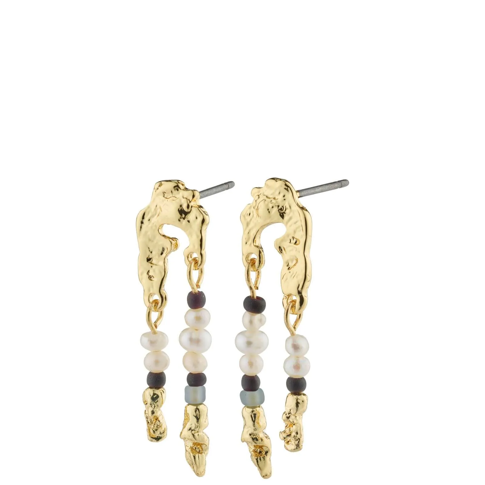 Pilgrim Niya Gold Drop Earrings