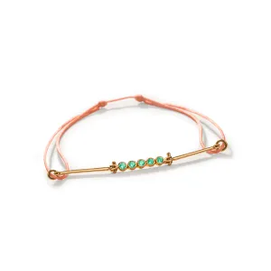 Pink Sparkle Cord Bracelet