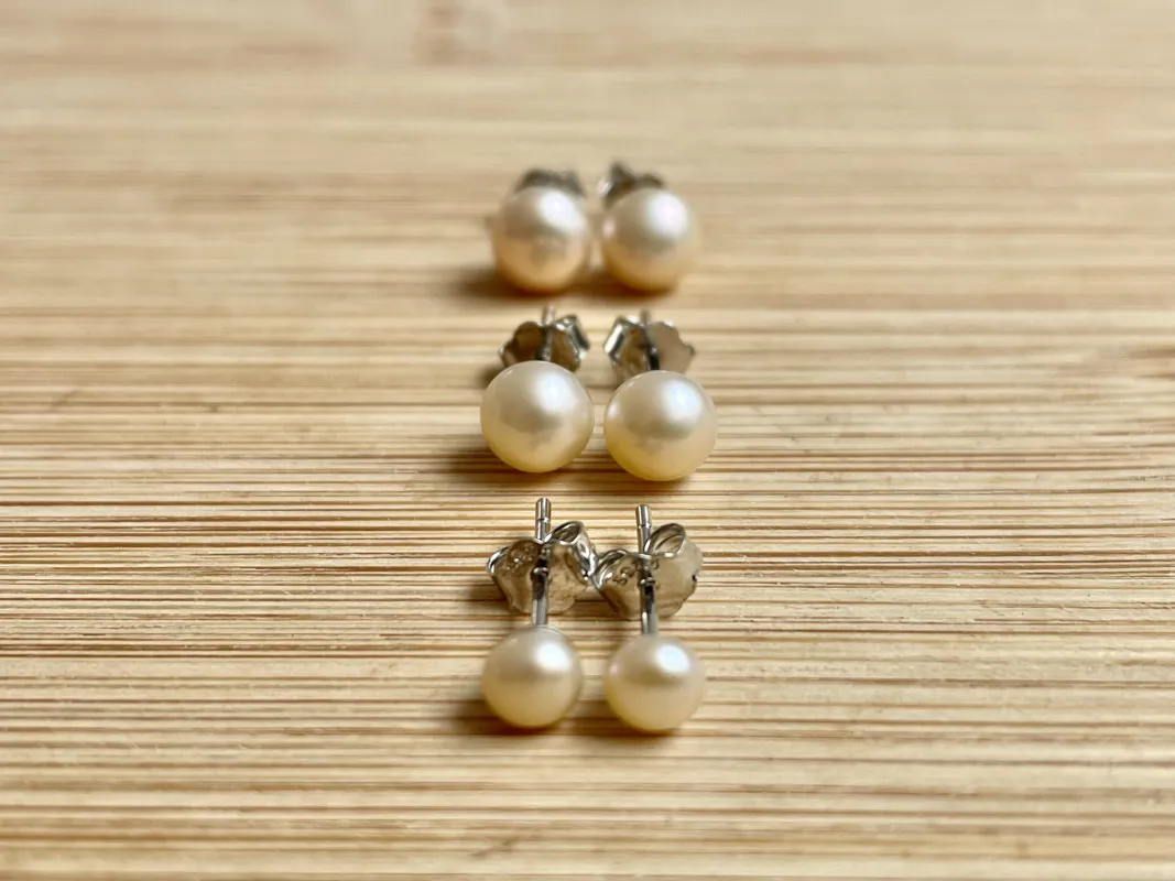 Pink Trio Stud Set