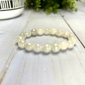 Plated Agate Bracelet- Winter