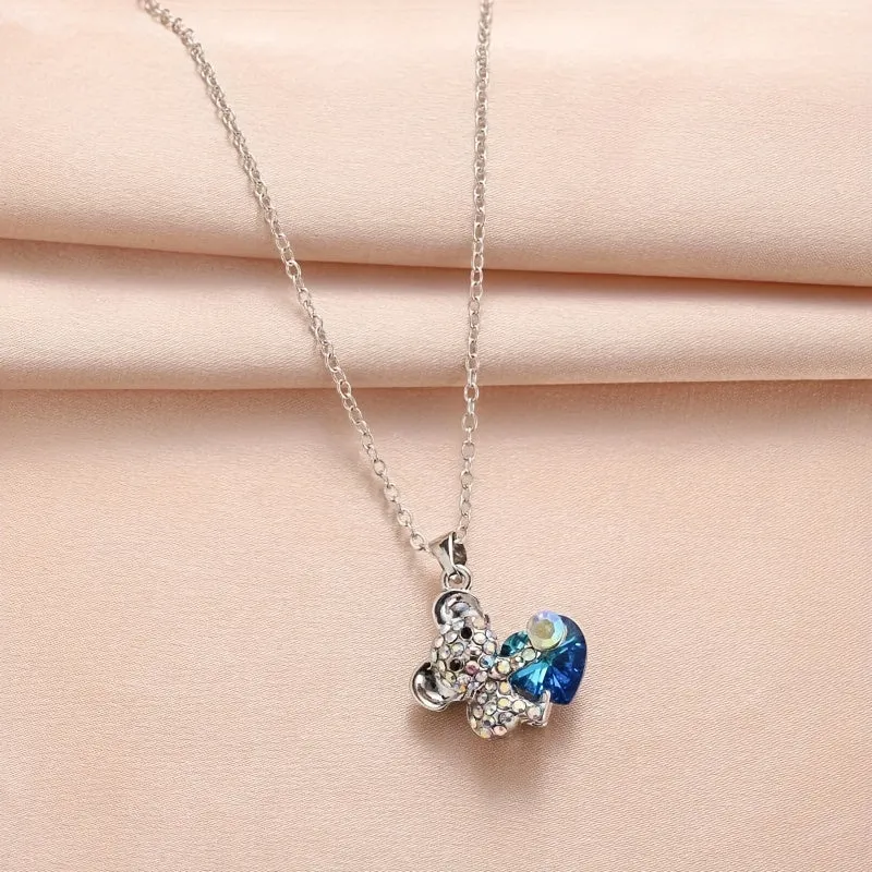Pop Koala Crystal Men's Necklace