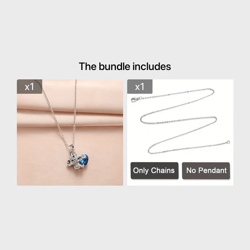 Pop Koala Crystal Men's Necklace