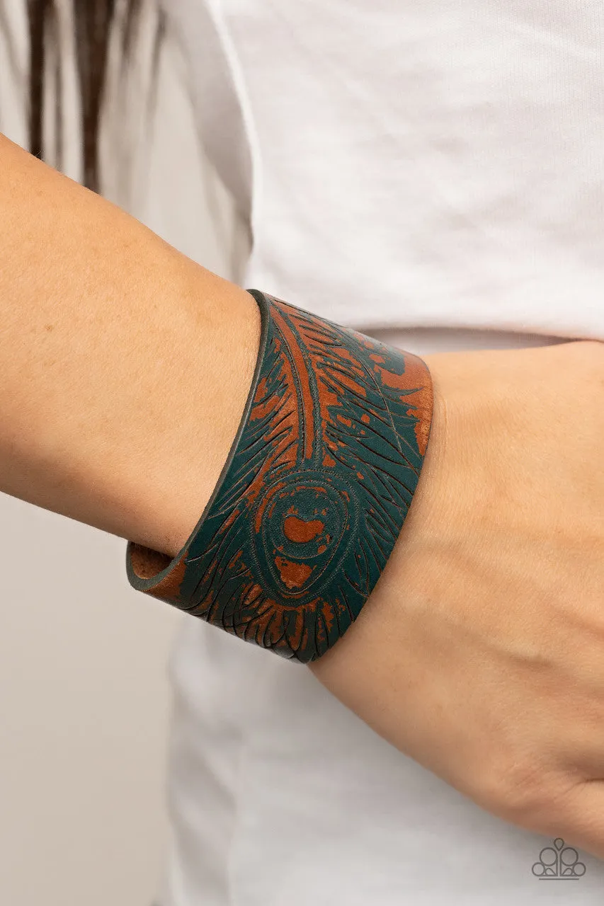 Positively Peacock Blue Paparazzi Bracelet