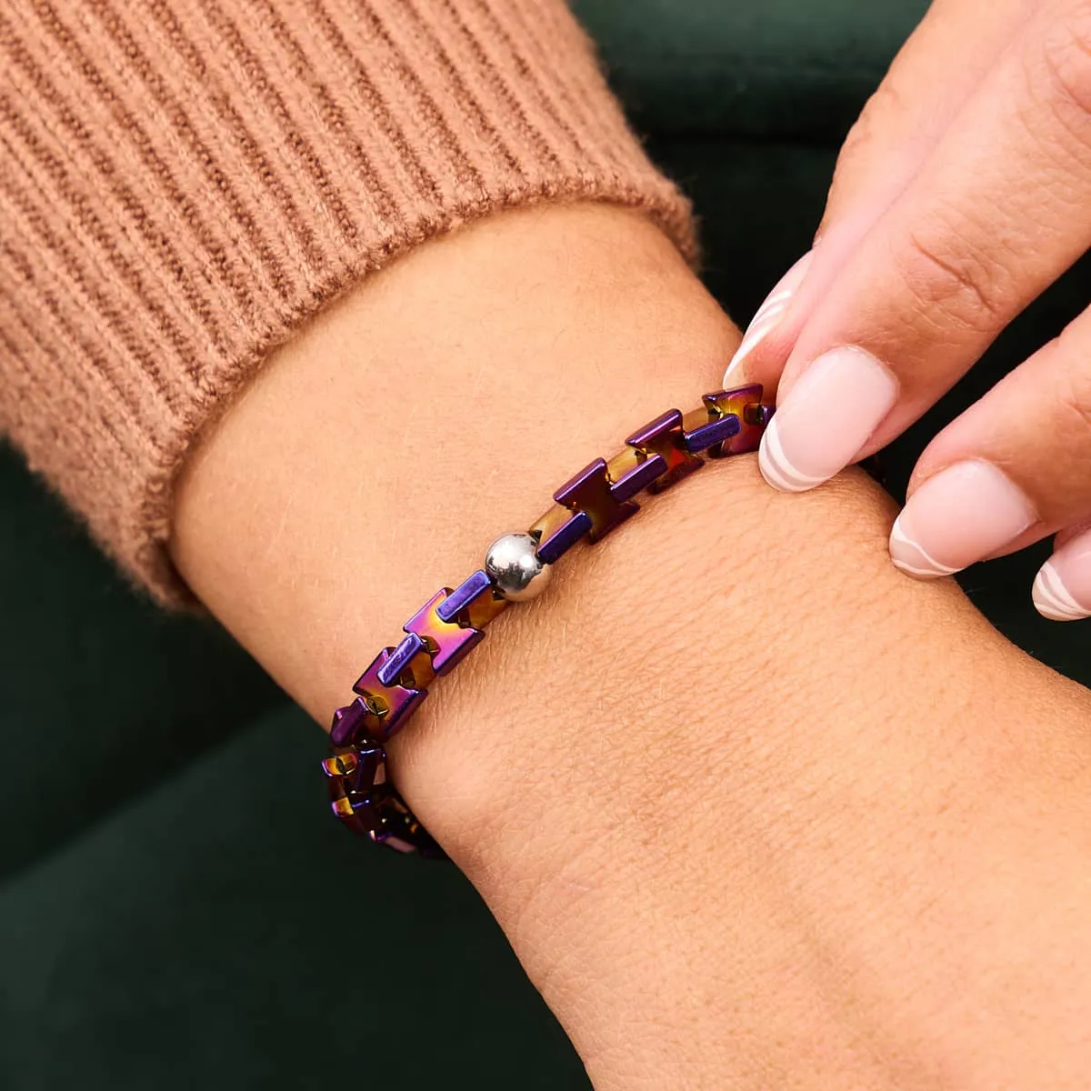 Purple Sunset | Hourglass Bracelet