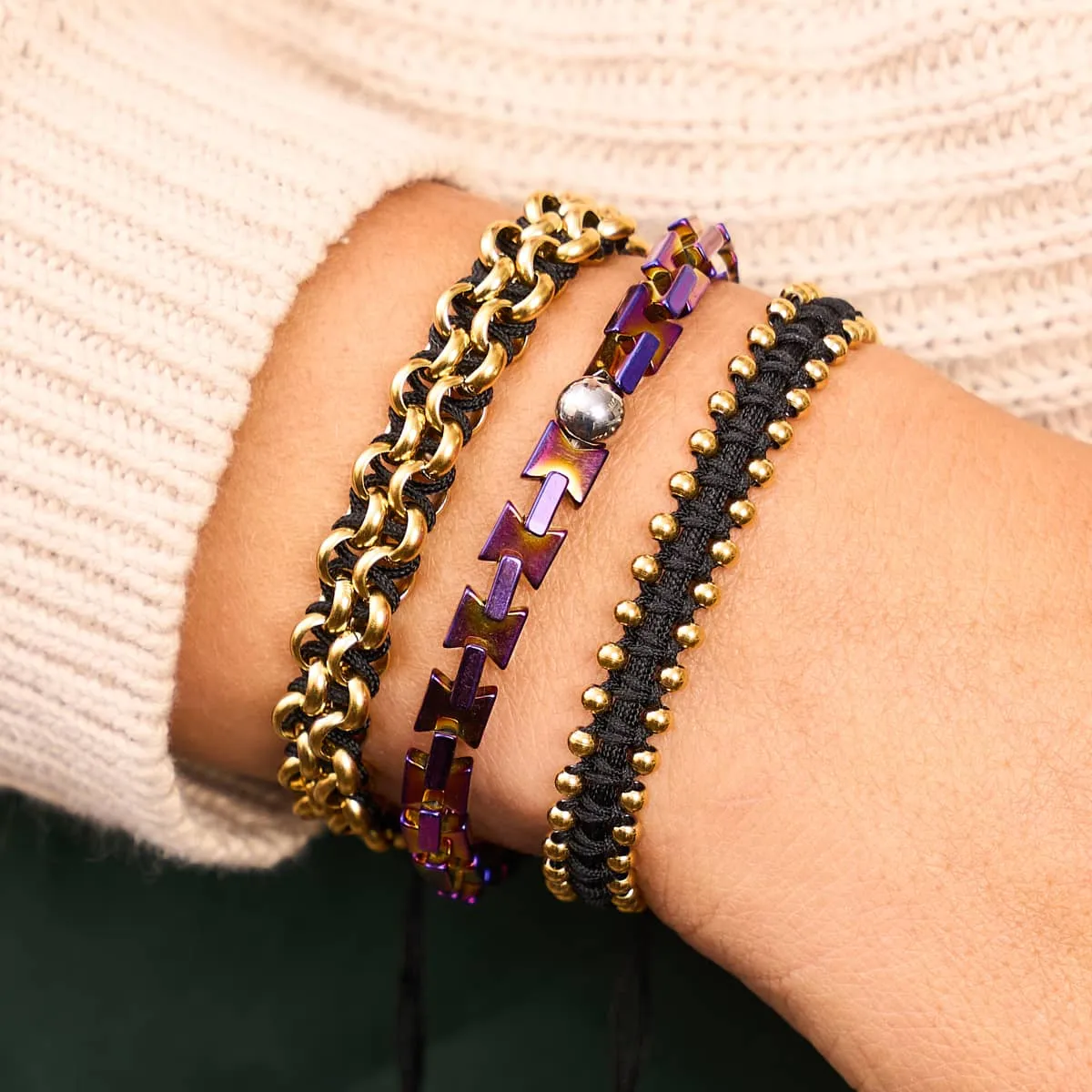 Purple Sunset | Hourglass Bracelet