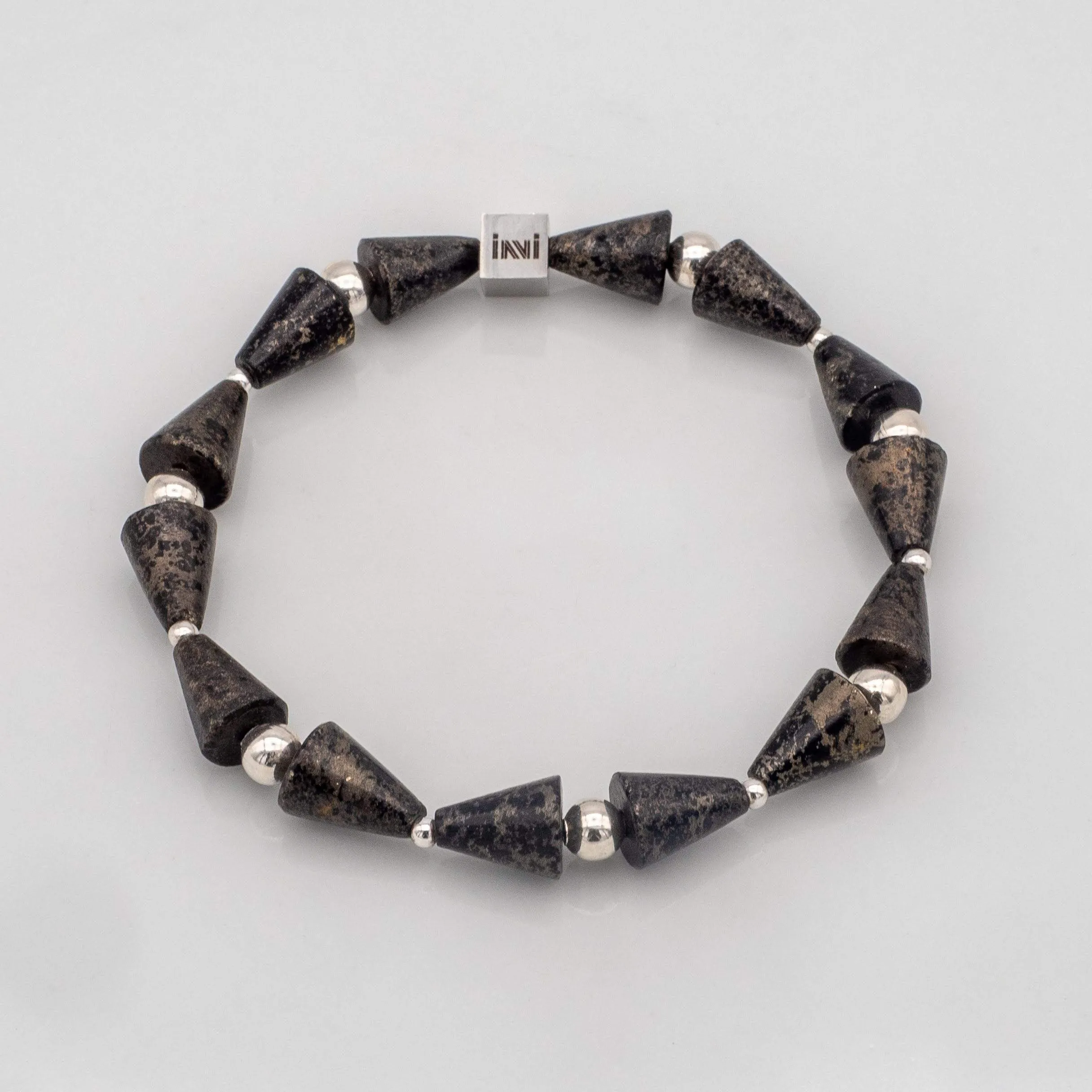 Pyrite Cone Bracelet