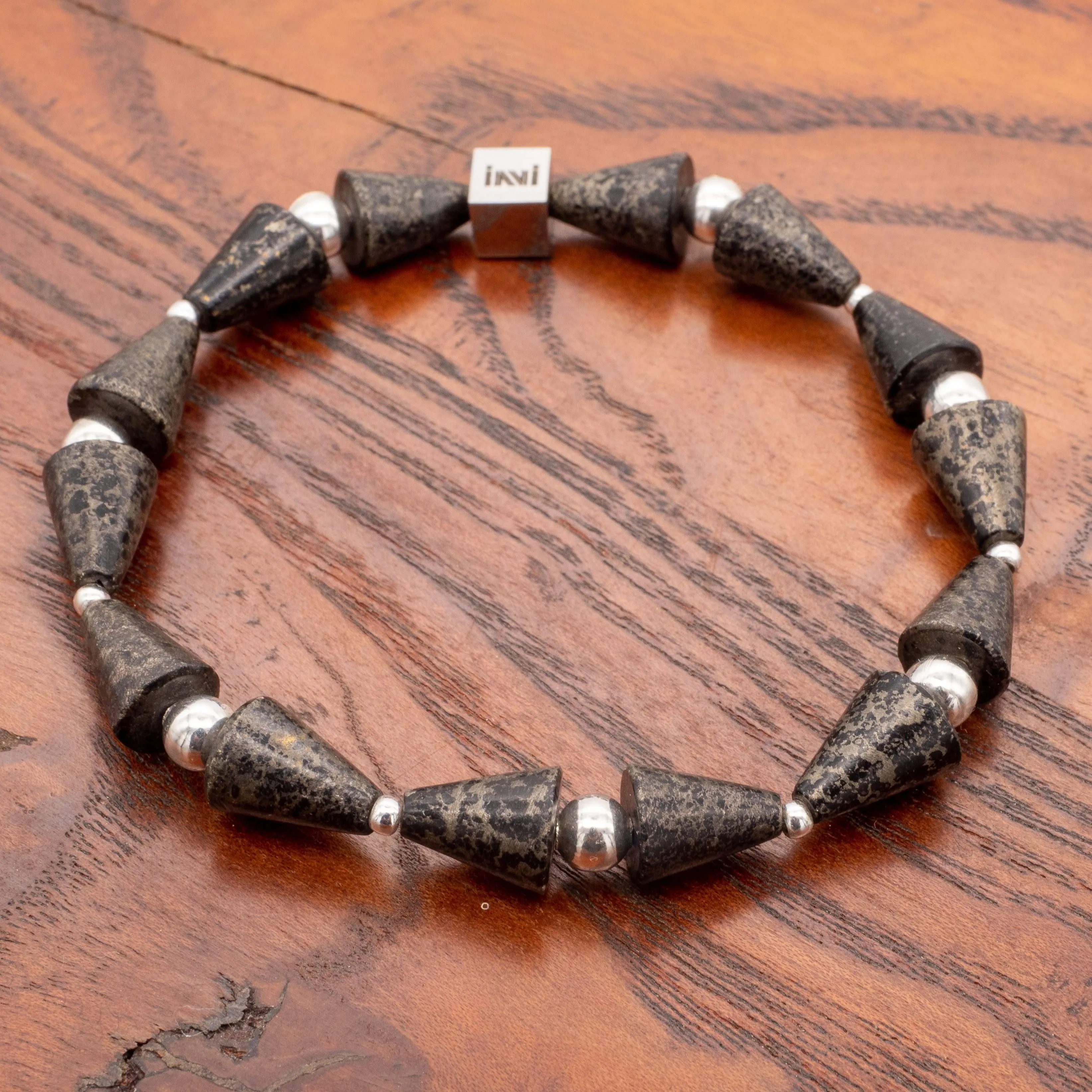 Pyrite Cone Bracelet