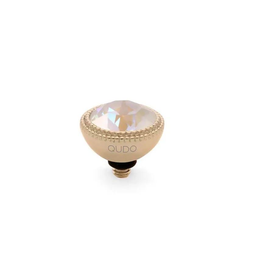 Qudo Fabero 11mm Gold Topper - Light Grey Delite