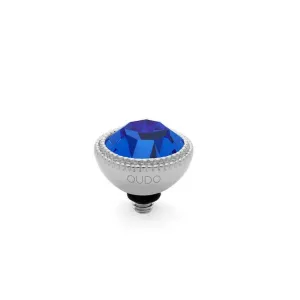 Qudo Fabero 11mm Silver Topper - Sapphire