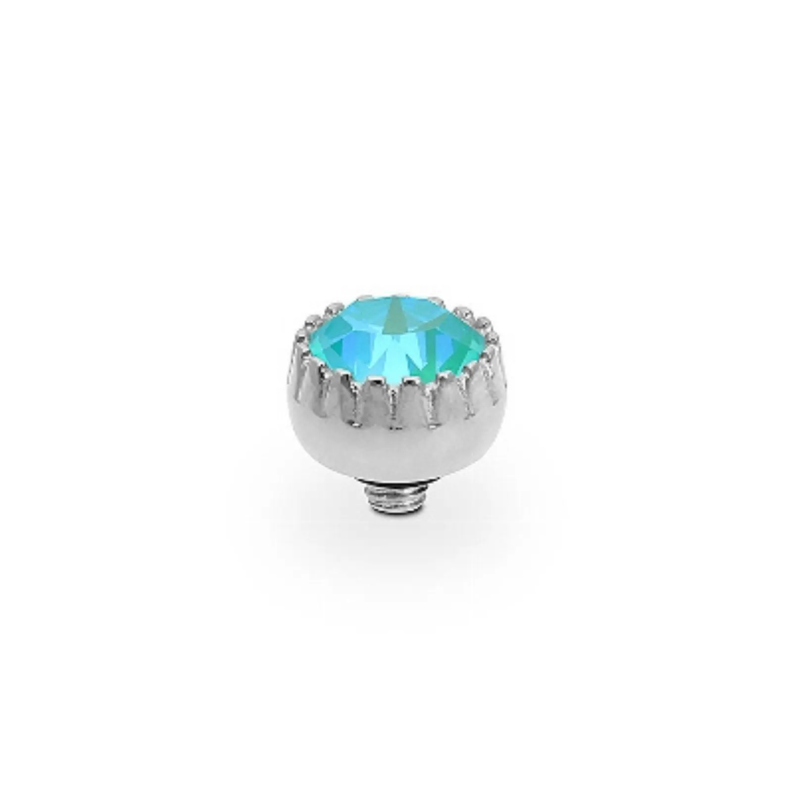 Qudo London 8mm Silver Topper - Laguna Delite