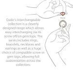 Qudo Tondo Deluxe 10mm Silver Topper - Rose Opal