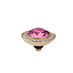 Qudo Tondo Deluxe 13mm Gold Topper - Rose