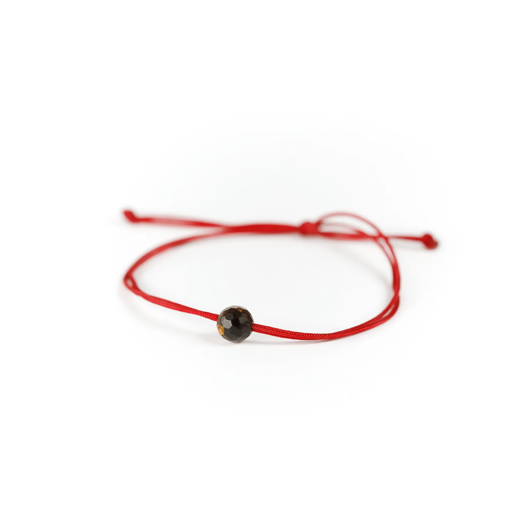 "Hero" Tiger Eye Red String Bracelet