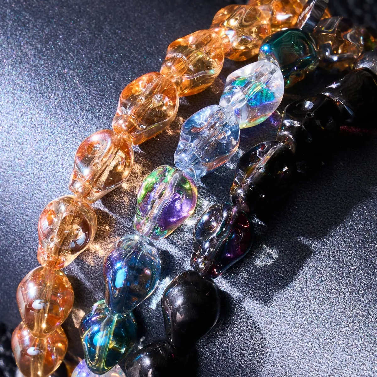Rainbow Amulet | Crystal Skull Bracelet