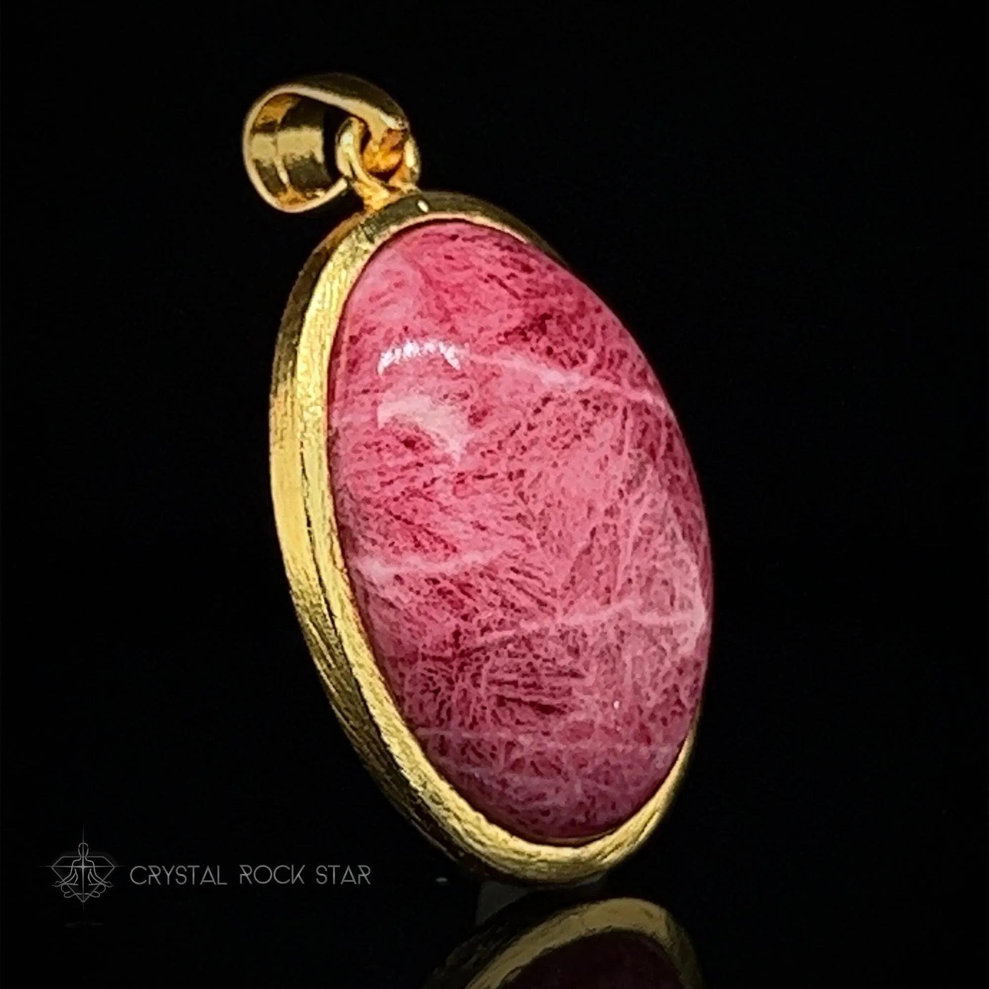 Rare Tugtupite Color Changing Crystal Pendant