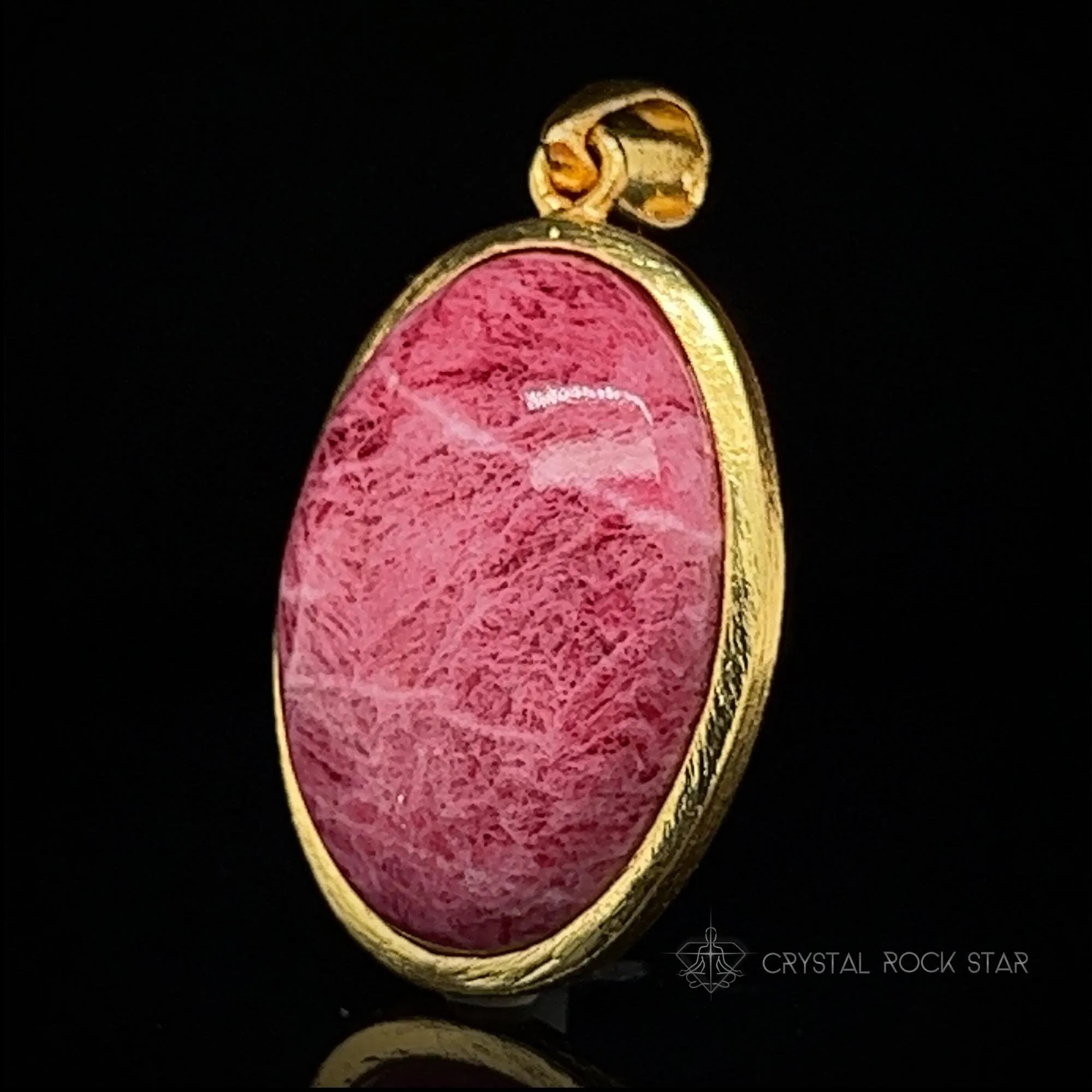Rare Tugtupite Color Changing Crystal Pendant
