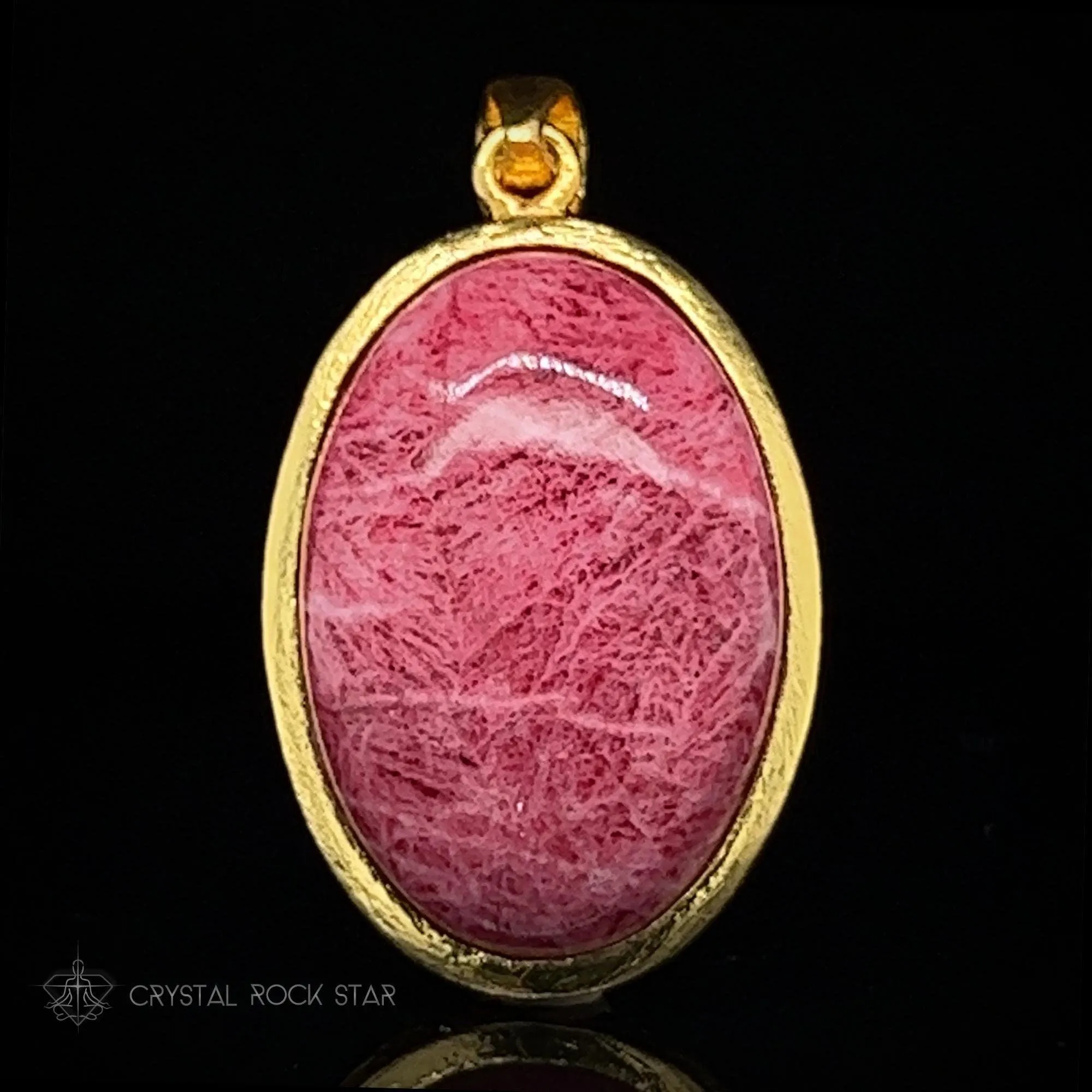 Rare Tugtupite Color Changing Crystal Pendant