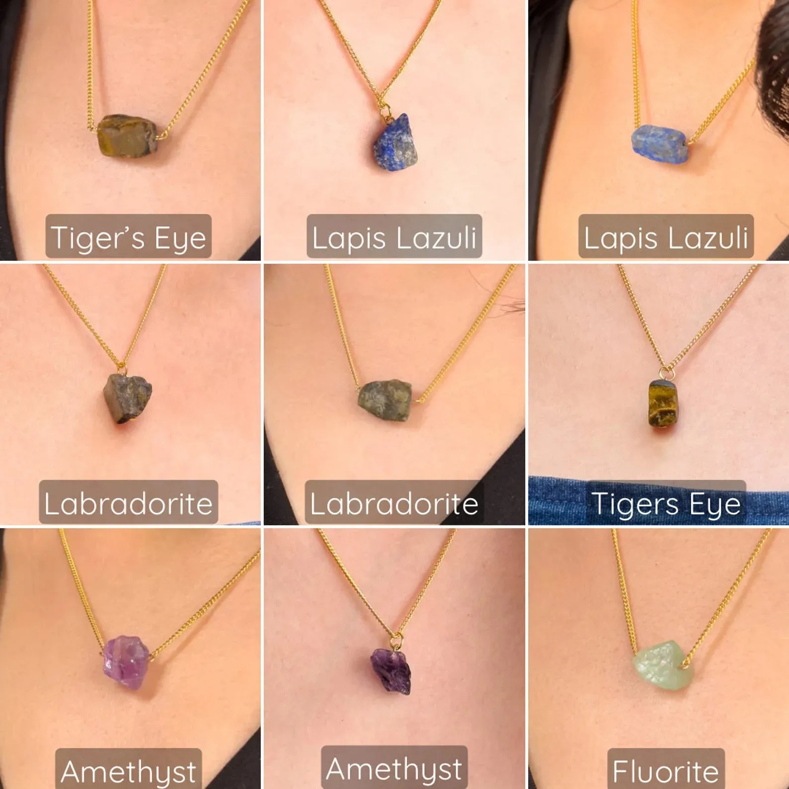Raw Lapis Lazuli Necklace