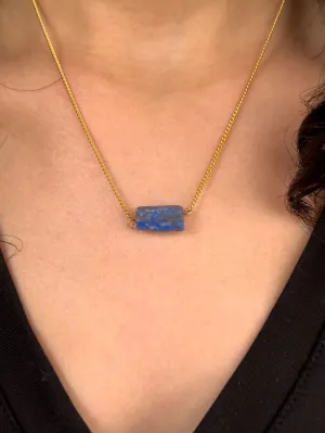 Raw Lapis Lazuli Necklace
