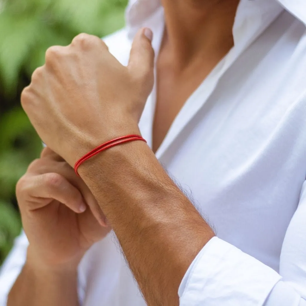 Red Cord Bracelet - Luck & Protection