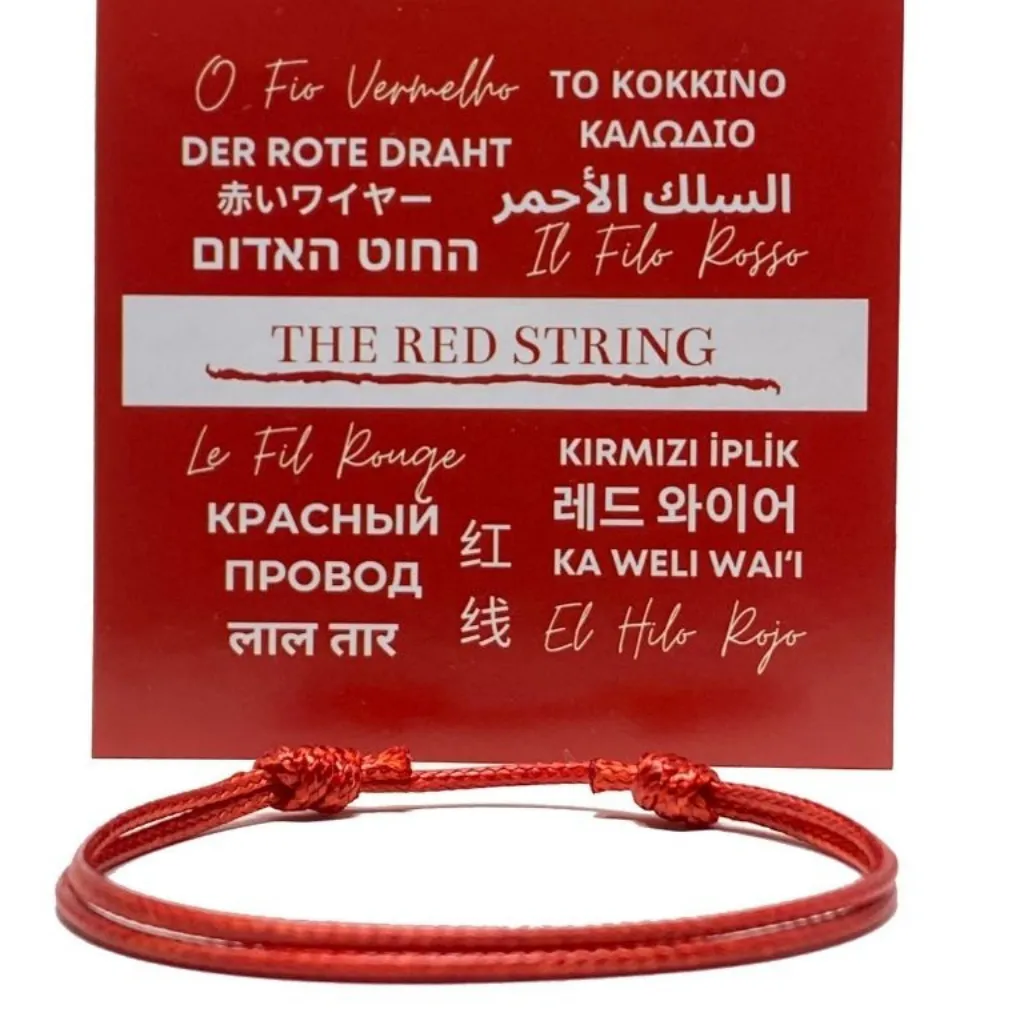 Red Cord Bracelet - Luck & Protection