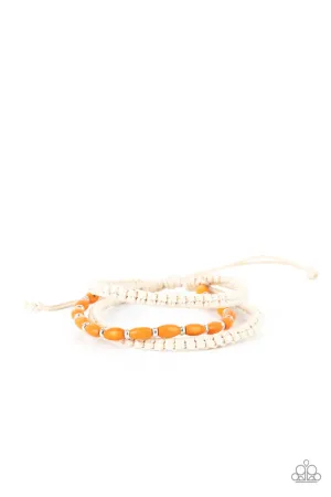 Refreshingly Rural Orange Paparazzi Bracelet