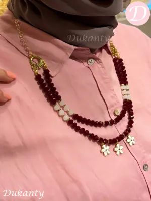 Rehab Necklace - Crystal Stones