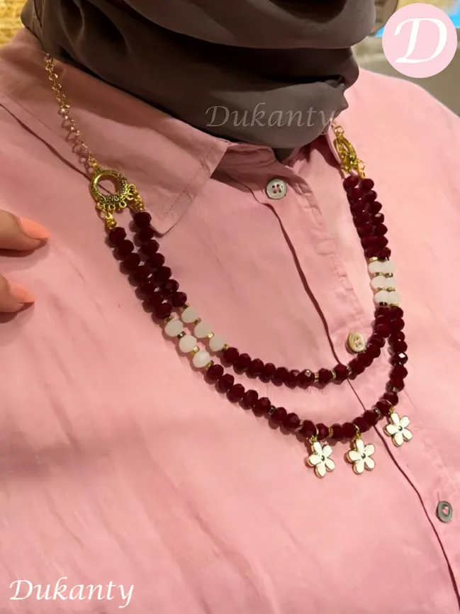 Rehab Necklace - Crystal Stones