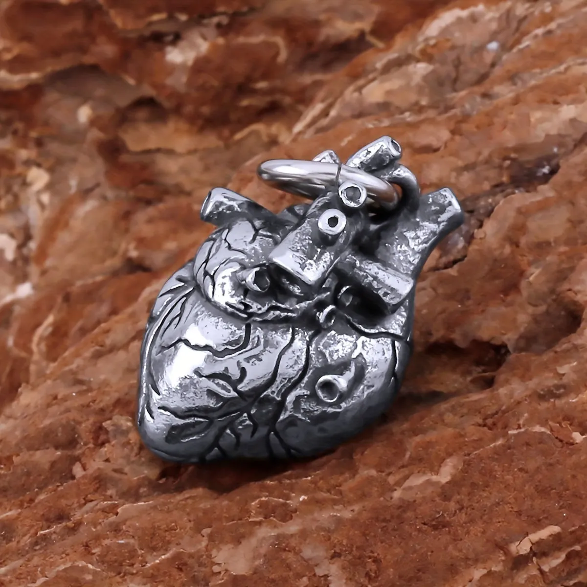 Retro Stainless Steel Viking Necklace Men's Celtic Knot Amulet Charm Pendant