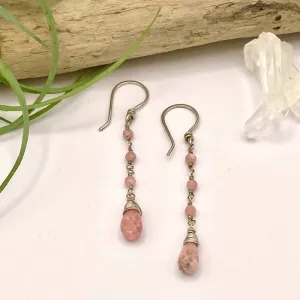 Rhodochrosite Earrings