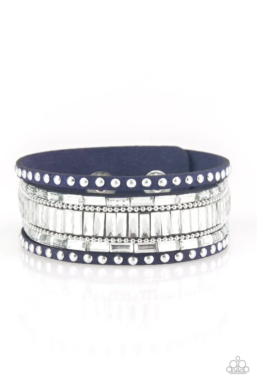 Rock Star Rocker Blue Paparazzi Bracelet