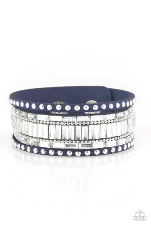 Rock Star Rocker Blue Paparazzi Bracelet