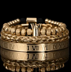 ROYAL JEWEL BRACELET SET- GOLD