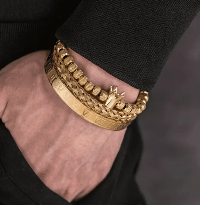 ROYAL JEWEL BRACELET SET- GOLD