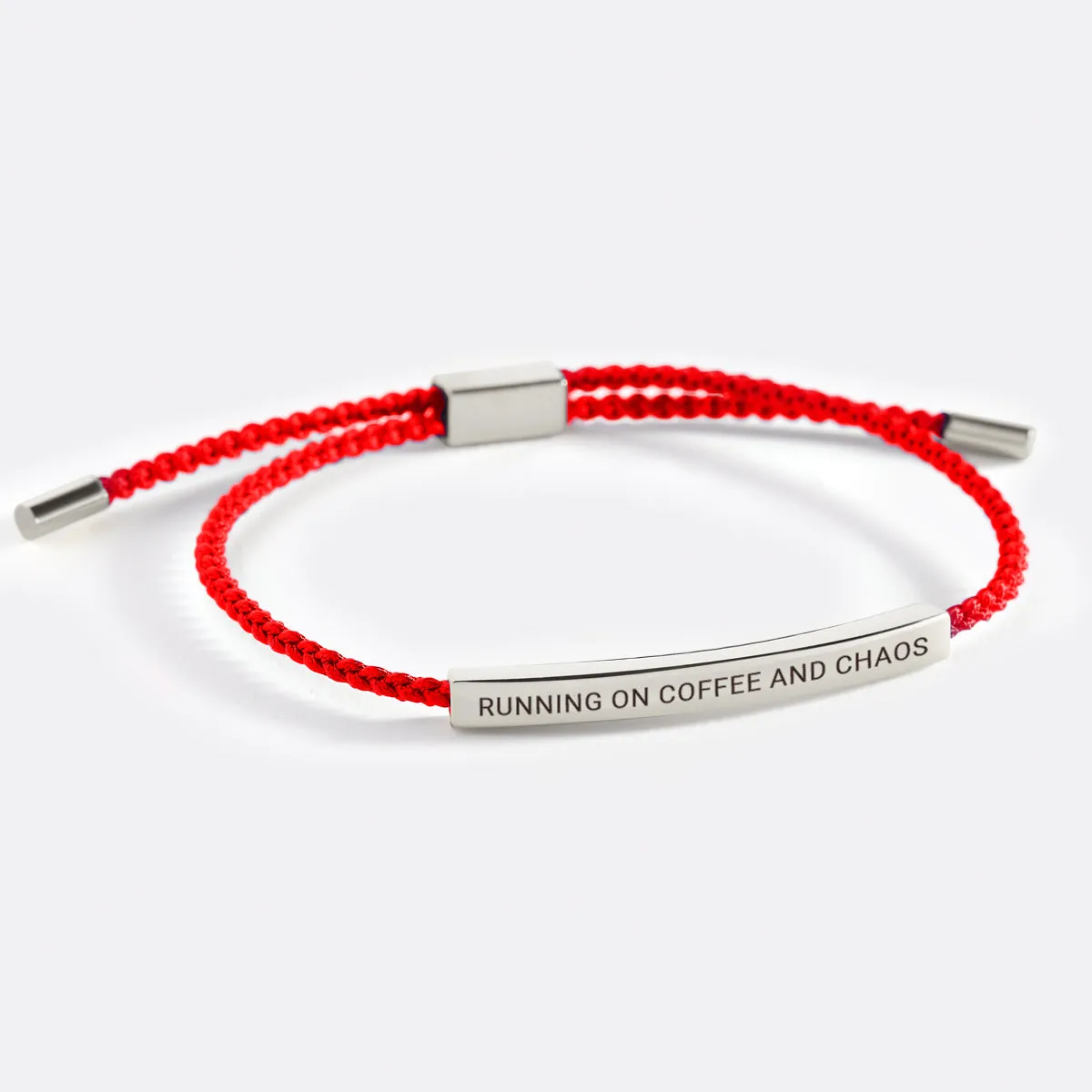 Running on Coffee and Chaos Inspire Bracelet
