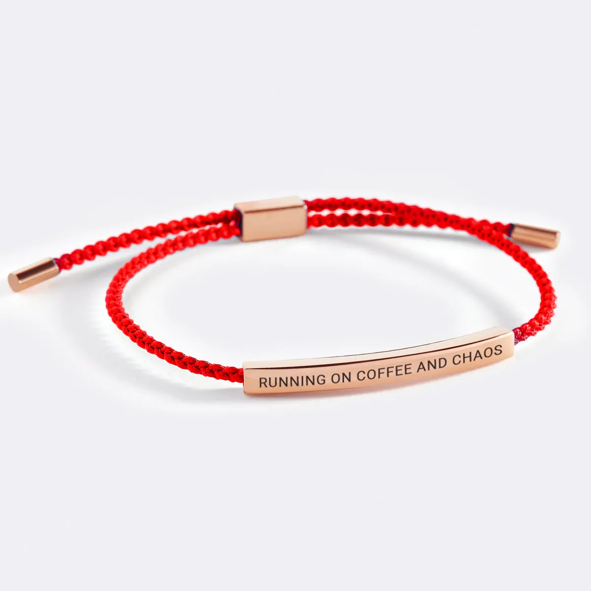Running on Coffee and Chaos Inspire Bracelet