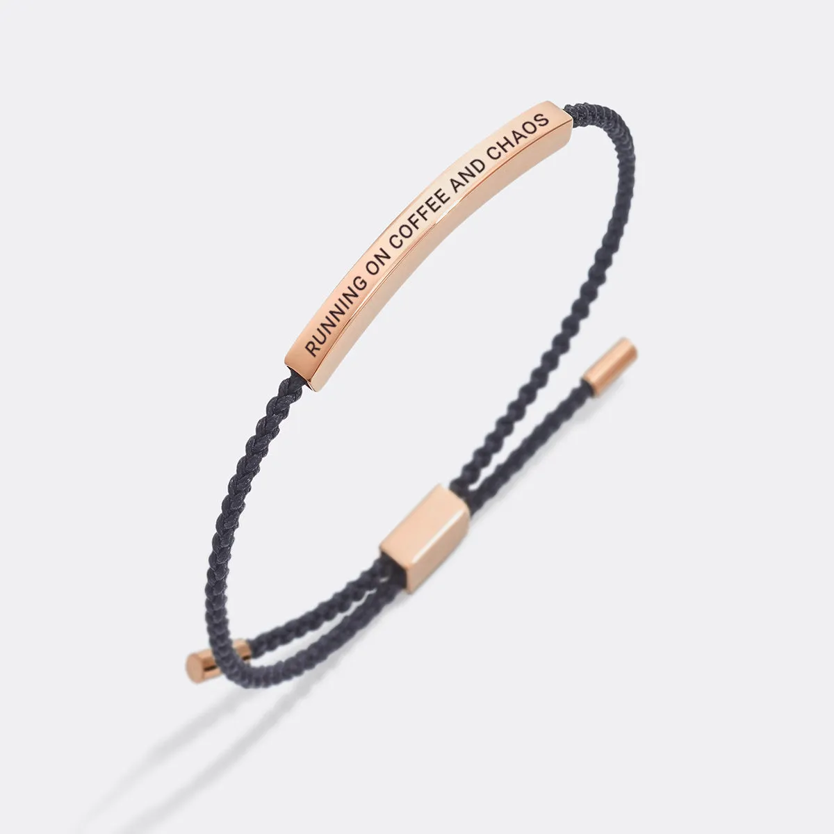 Running on Coffee and Chaos Inspire Bracelet