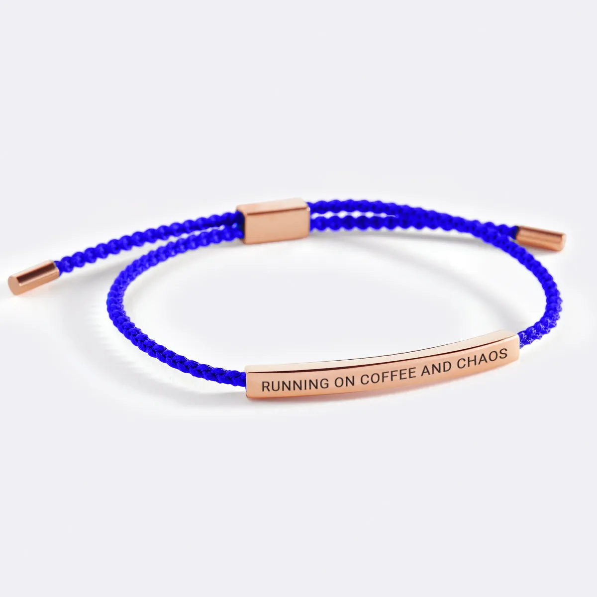 Running on Coffee and Chaos Inspire Bracelet