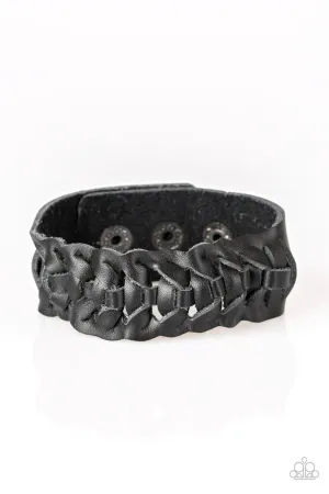 Rustle Up Black Paparazzi Bracelet