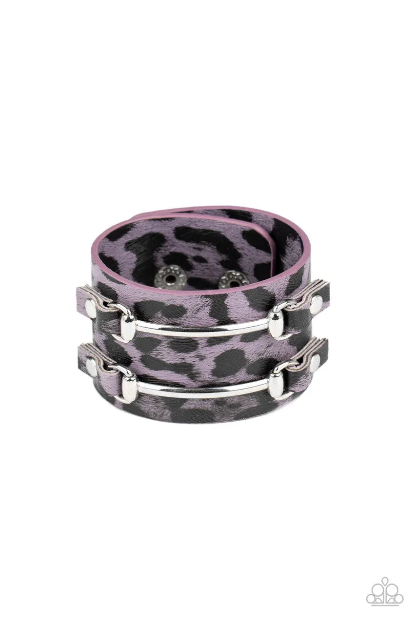 Safari Scene Purple Paparazzi Bracelet