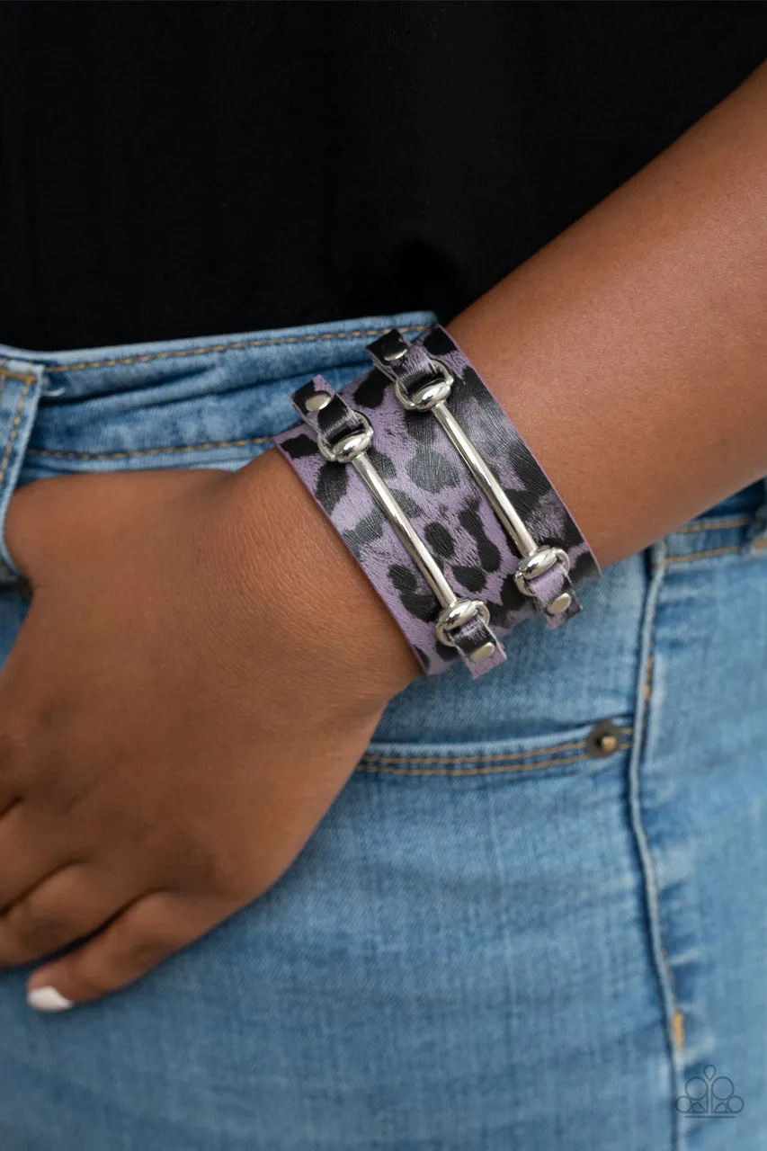 Safari Scene Purple Paparazzi Bracelet