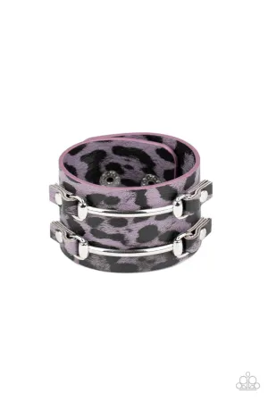 Safari Scene Purple Paparazzi Bracelet