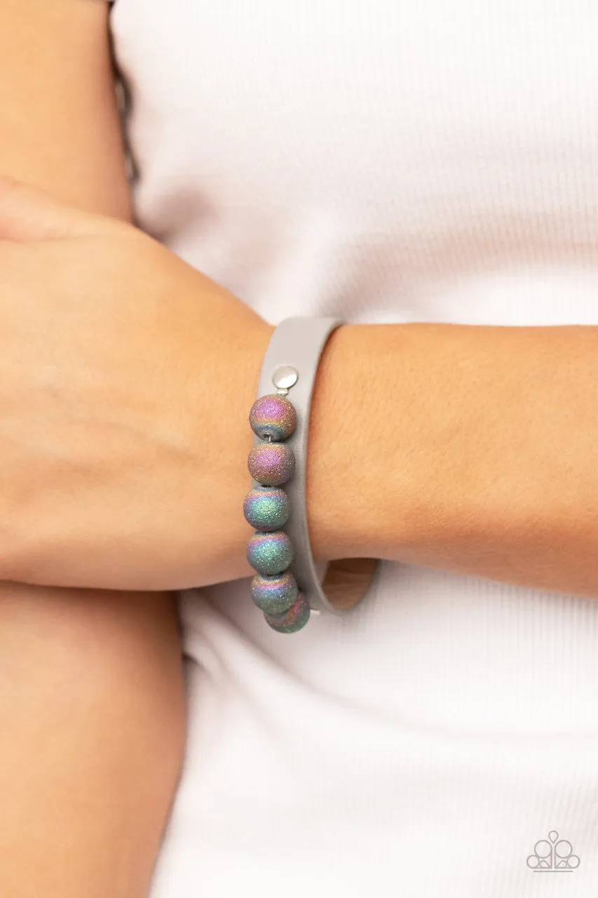 Saturn Safari Silver Paparazzi Bracelet